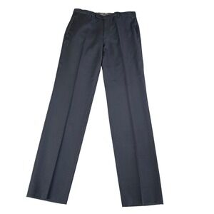 HUGO BOSS Mens‎ 32 by 32 Dress Business Professional Pants Workwear Gray Checker